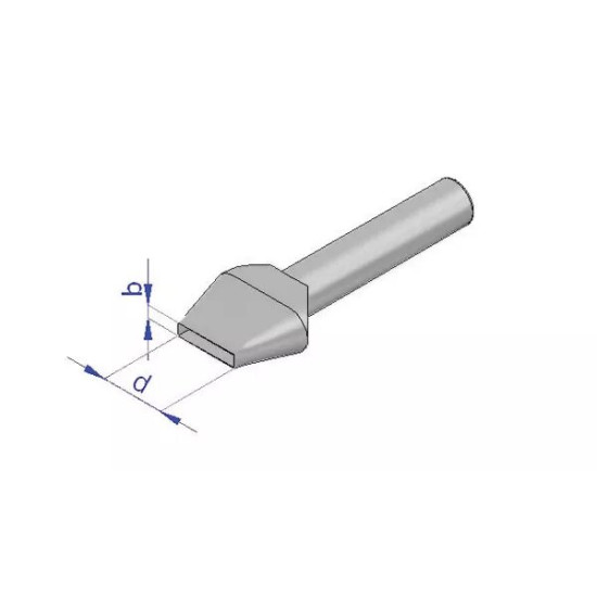 Preducea dreptunghiulara, pentru capse dreptunghiulare 27x8 mm