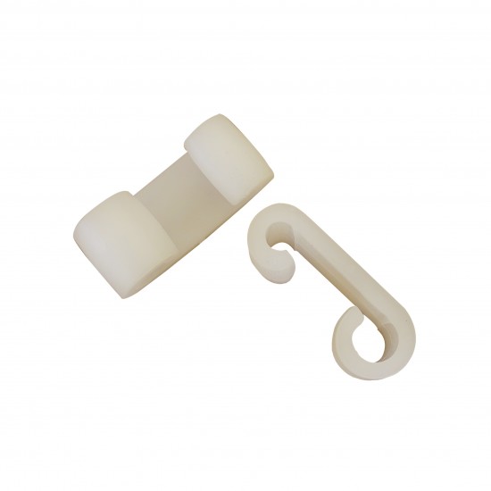 Carlig de plastic pentru extensor, latime 20 mm