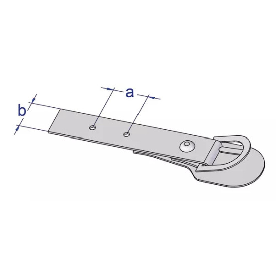 Carlig Prindere pentru Curea, Curelusa Prelata, Suport curea, 11.5 cm