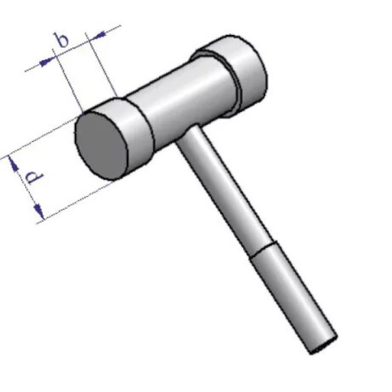 Capat de schimb pentru ciocan, Fi 61 mm, Material Poliamida