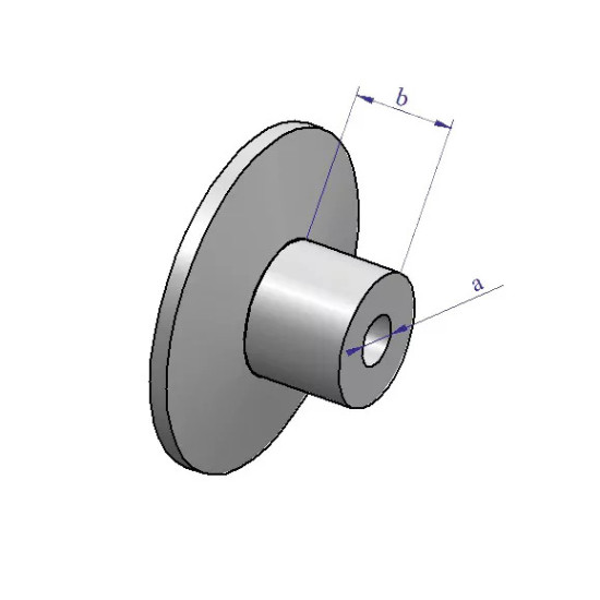 Carlig, Ureche Plastic Rotunda