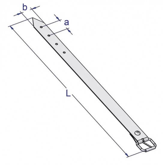 Curea, curelusa prelata, 70 cm