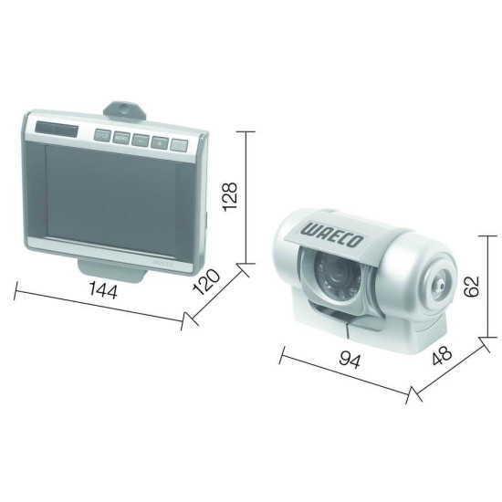 Kit Camera Auto Marsarier, WAECO, LCD 5", LED Night - Vision, Senzor Camera 120 Grade