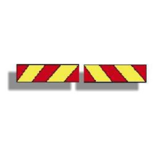 Placa Reflectorizanta Identificare Vehicul Scurt, Camion 565 x 140mm ( 56,5 x 14 cm ) - 2 buc