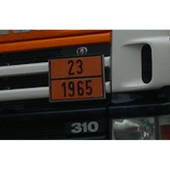 Placa ADR 23/1965 GPL, 40x30cm (400x300mm)