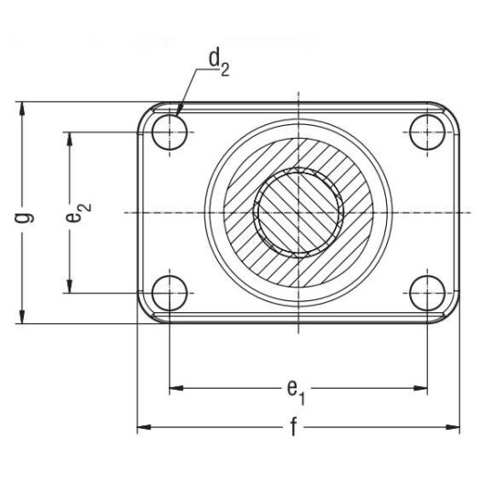 Cupla Tractare / Remorcare, 35T, Placa Prindere 160x100mm (16x10cm), Diametru Cui 40mm (4cm)