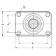 Cupla Tractare / Remorcare, 18T, Placa Prindere 120x55mm ( 12x5.5cm ), Diametru Cui 40mm ( 4cm ), 85/75/28,2KN