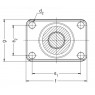 Cupla Tractare / Remorcare, 18T, Placa Prindere 120x55mm ( 12x5.5cm ), Diametru Cui 40mm ( 4cm ), 85/75/28,2KN
