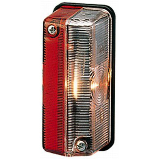 Lampa Gabarit Laterala, Universala, 24V, Lampa Pozitie Alba / Rosu