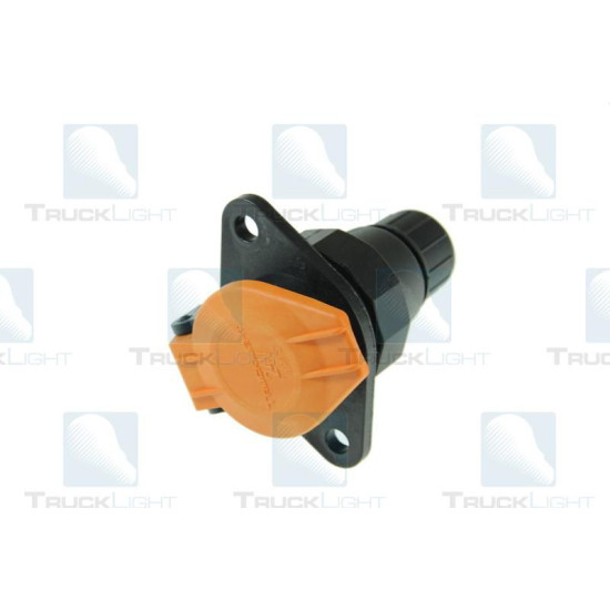 Priza Electrica Auto, Tip S, 24V, 7 Pini, 6 Pini Tip Tata, Masculini, Din Plastic, TRUCKLIGHT