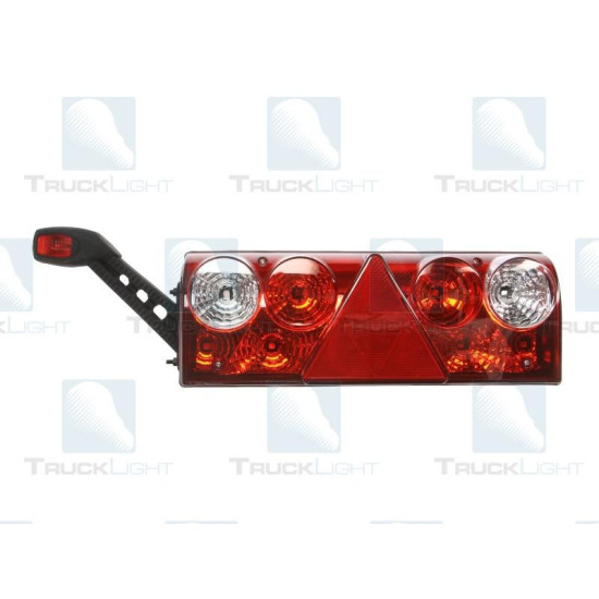 Lampa Stop, Spate Semiremorca, Remorca, Europoint II, SCHMITZ, Mufa Cu 7 Pini Si Lampa Gabarit, Corn, Partea Stanga - TRUCKLIGHT