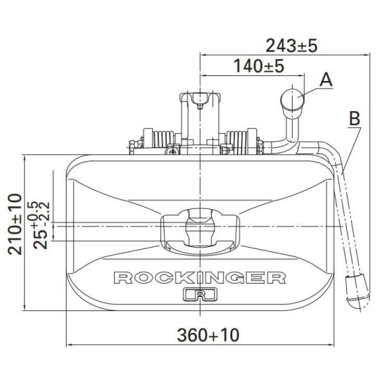 Cupla Tractare / Remorcare, 15.6T, Placa Prindere 120x55mm ( 12x5.5cm ), Diametru Cui 40mm ( 4cm ), 70/70/24KN