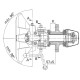 Cupla Tractare / Remorcare, 15.6T, Placa Prindere 120x55mm ( 12x5.5cm ), Diametru Cui 40mm ( 4cm ), 70/70/24KN