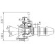 Cupla Tractare / Remorcare, 47.5T, Placa Prindere 160x100mm ( 16x10cm ), Diametru Cui 50mm ( 5cm )