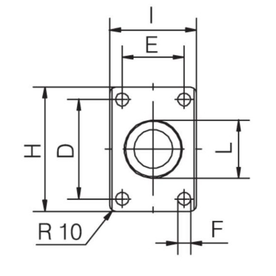 Cupla Tractare / Remorcare, 47.5T, Placa Prindere 160x100mm ( 16x10cm ), Diametru Cui 50mm ( 5cm )