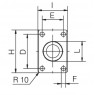 Cupla Tractare / Remorcare, 47.5T, Placa Prindere 160x100mm ( 16x10cm ), Diametru Cui 50mm ( 5cm )