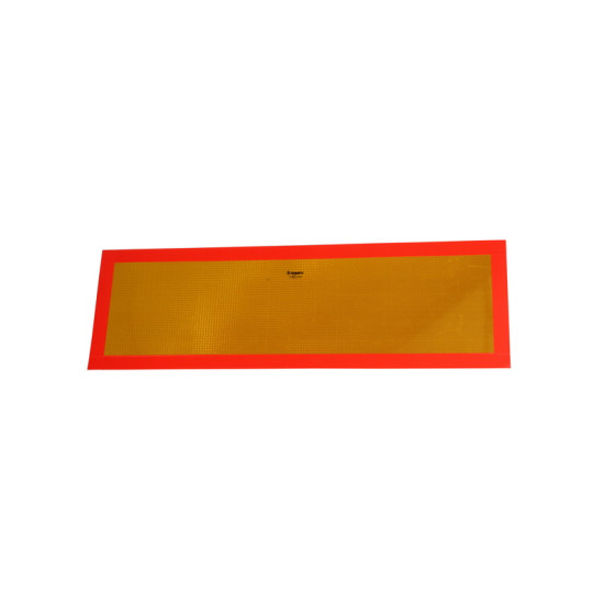 Placa Reflectorizanta Identificare Vehicul Lung, Remorca, Semiremorca, Camion 1280 x 160 mm ( 128 x 16 cm ) - 1 Buc