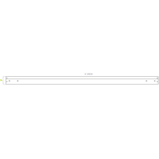 Bara Spate Protectie, Lungime 1800mm ( 180cm, 1.8m ) - GRI INCHIS