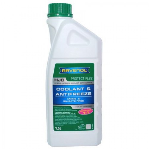 Antigel concentrat RAVENOL HJC Protect FL22 Verde 1.5 L 