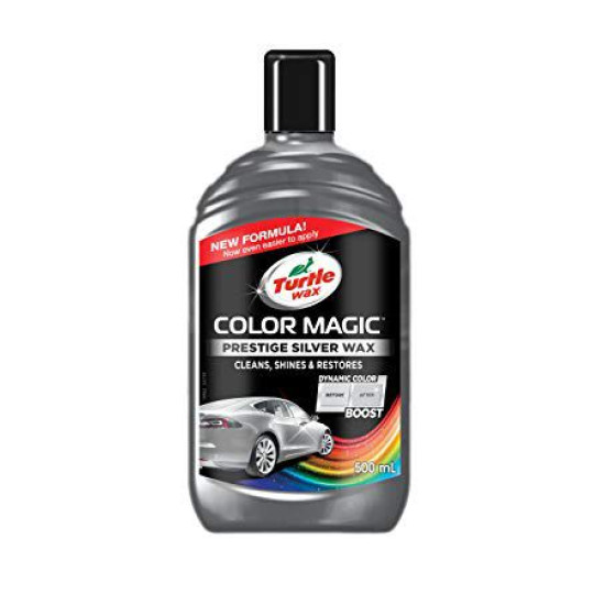 Ceara solida polish pentru culoarea Gri Color Magic, Turtle Wax 500 ml