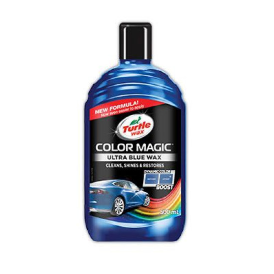 Ceara solida polish pentru culoarea Albastra Color Magic, Turtle Wax 500 ml