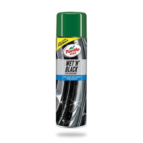 Wet'N'Black Tyre Dressing Turtle WAX 500 ML  - SPRAY / agent curatare si intretinere anvelope