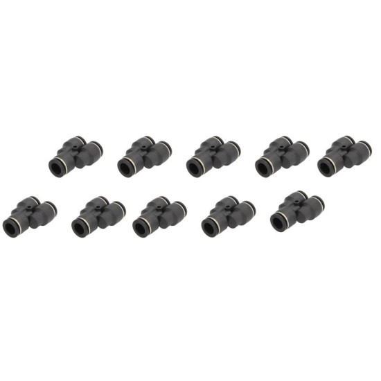 Conectori Furtun Aer, Cupla Rapida, Profil Y, Tip "Y", Diametru 10mm, Plastic, Set 10 Bucati