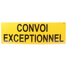 Placa CONVOI EXCEPTIONNEL, Convoi Exceptional, pt. Spate - 1200 x 400 mm ( 120 x 40 cm )
