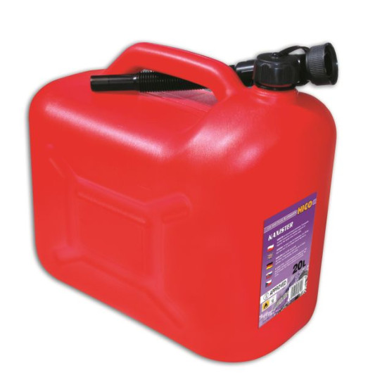 Canistra de Plastic cu Palnie, pentru Combustibil, 20 L, Borg Hico