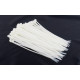 Bride De Plastic, Dimensiune 200 mm x 2.5 mm, Culoare Alba, Set 100 Bucati