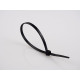 Bride De Plastic, Dimensiune 200 mm x 2.5 mm, Culoare Neagra, Set 100 Bucati