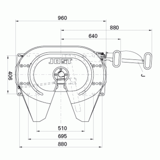 Cupla Remorcare, 22T, Inaltime 150mm ( 15cm ), Cui 2" ( 5cm , 50mm )