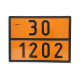 Placa ADR 30/1202 Diesel, Motorina, 40 x 30 cm ( 400 x 300 mm )