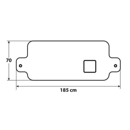 Husa Auto Antiinghet Pentru Parbriz, Protectie anti-inghet, 185X70 cm, 70X185 cm, LAMPA