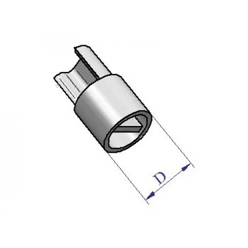 Adaptor capat jos, Bucsa Fi 34, Profil Rotund