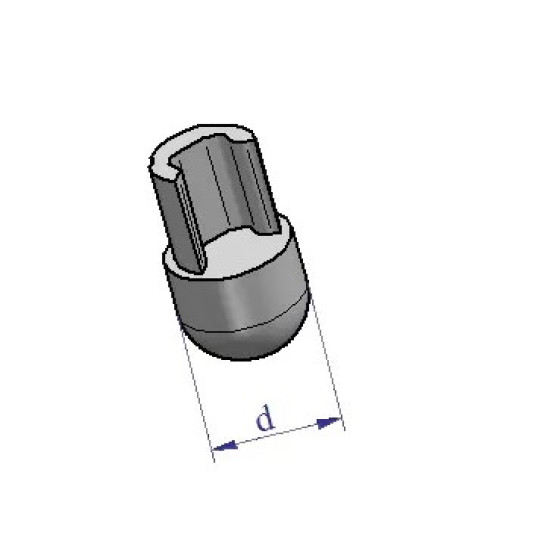 Adaptor capat sus, Bucsa Fi 27, Profil Rotund