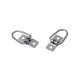 Brida, ureche oblon, batanta, H 45mm