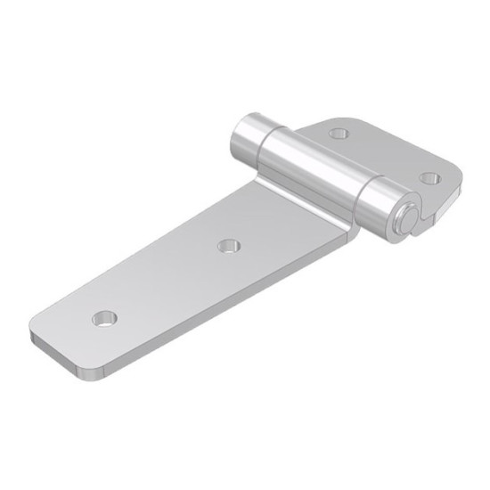 Balama usa laterala, Inox, 140x62mm