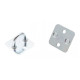 Brida, ureche oblon, baza patrata, H 21mm