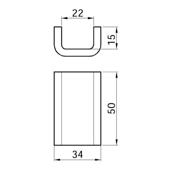 Contrapiesa inchizator oblon tip Franta