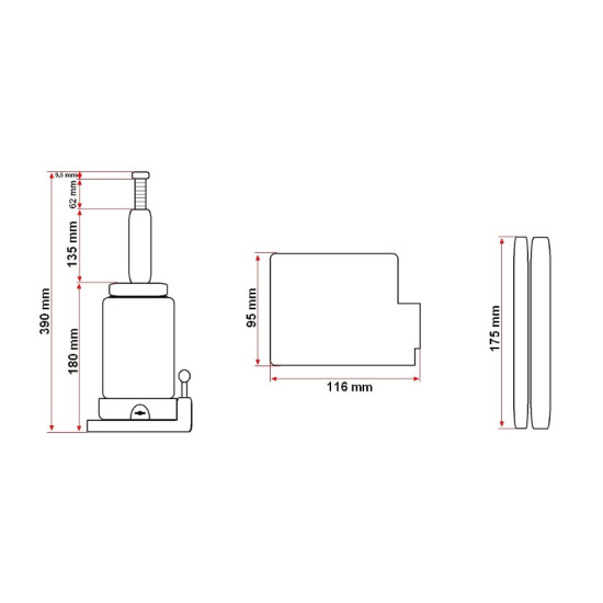 Cric Hidraulic 10T