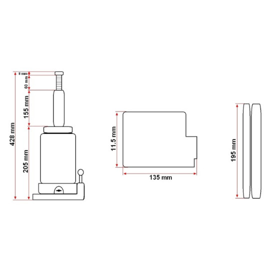 Cric Hidraulic 20T