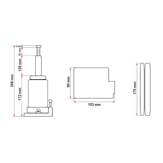 Cric Hidraulic 5T