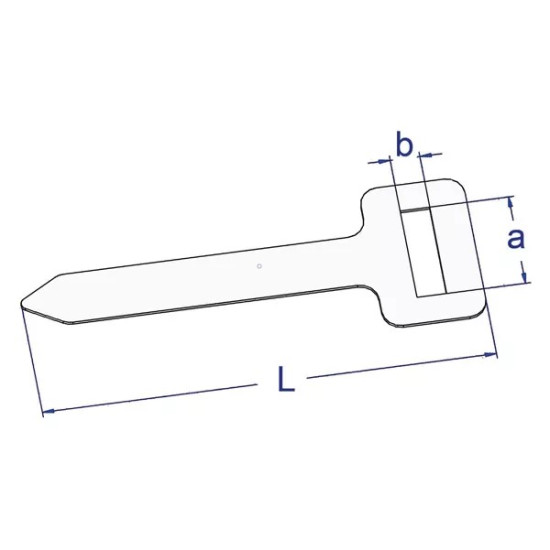 Fixator T, 27x8 mm