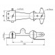 Inchizator capota motor, 125mm