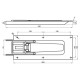 Maner Inchidere Semiremorca Cu Carlig 330x120 mm Maner Inchidere Semiremorca Cu Carlig 330x120 mm