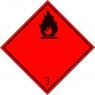 Placa Eticheta ADR Suport Aluminiu Pericol Transport Lichide Inflamabile Clasa 3n, 300x300mm (30x30cm)