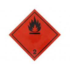 Placa Eticheta ADR Suport Aluminiu Pericol Transport Gaze Inflamabile Clasa 2.1n, 300x300mm (30x30cm)