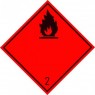 Placa Eticheta ADR Suport Aluminiu Pericol Transport Gaze Inflamabile Clasa 2.1n, 300x300mm (30x30cm)