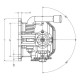 Cupla Tractare / Remorcare, 3,5T, Placa Prindere 83x56mm (8.3x5.6cm), Diametru Cui 40mm (4cm), 30/30/18KN